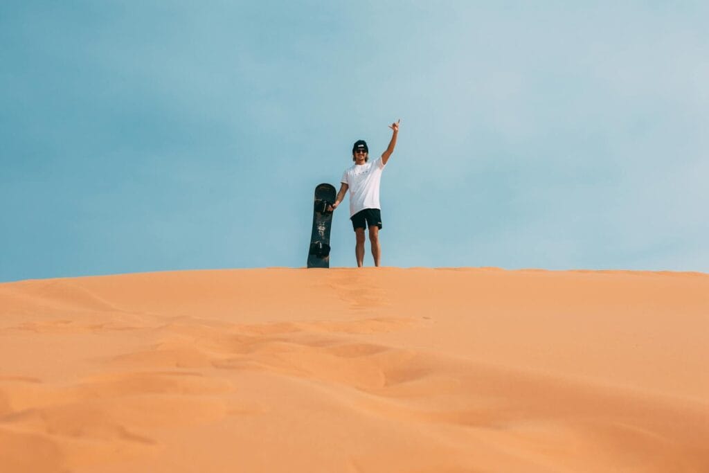 the sahara desert of merzouga